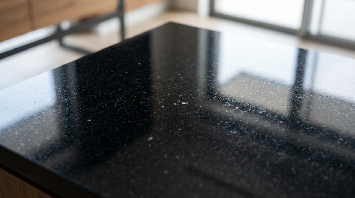 Absolute Black granite slab