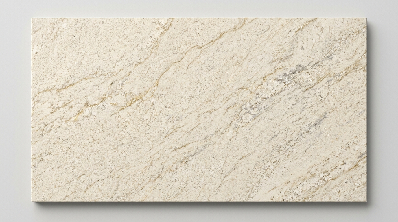Light granite slab